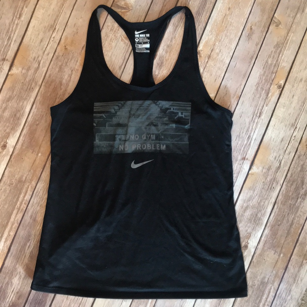 Nike Black workout tank top SIZE M